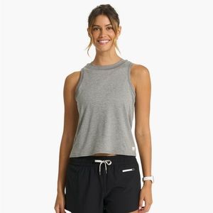 Vuori Energy Top Heather Grey Size S